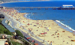 Bournemouth beach and pier